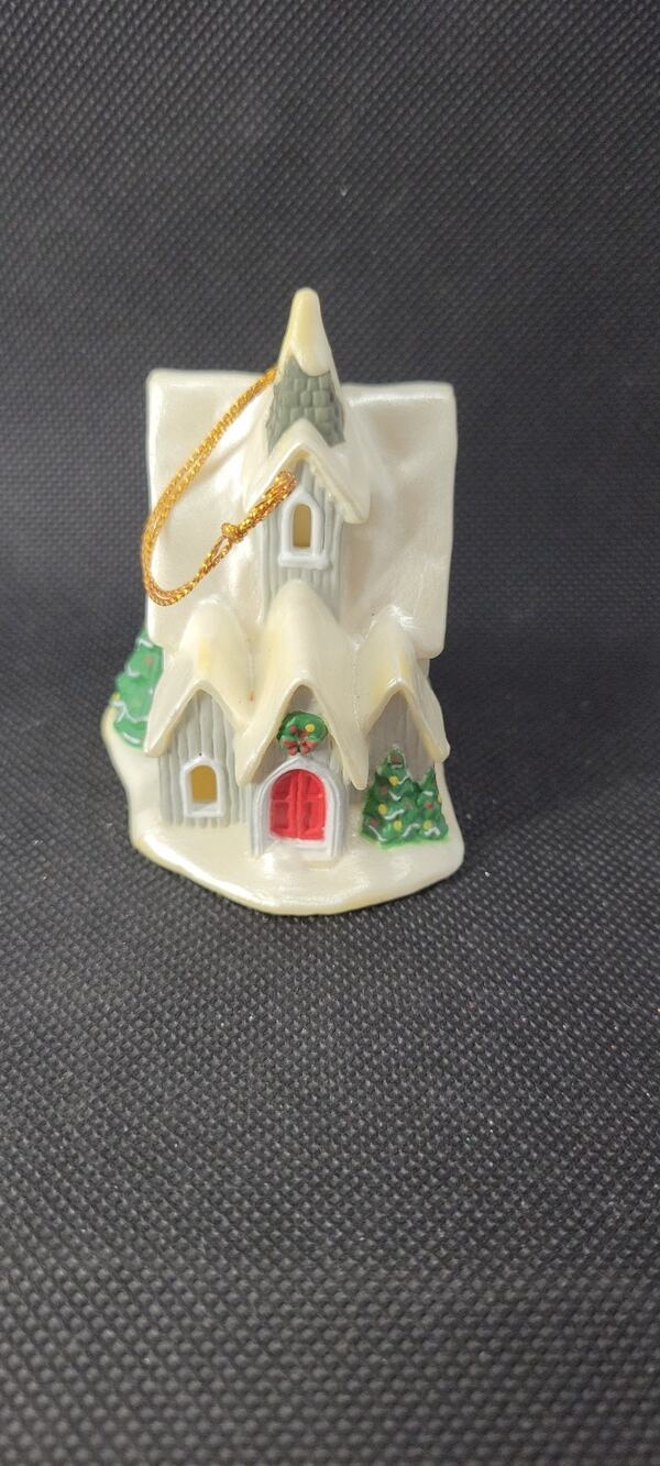 Avon Snow Frost Falls Victorian Village Light Cover- Church Ornament